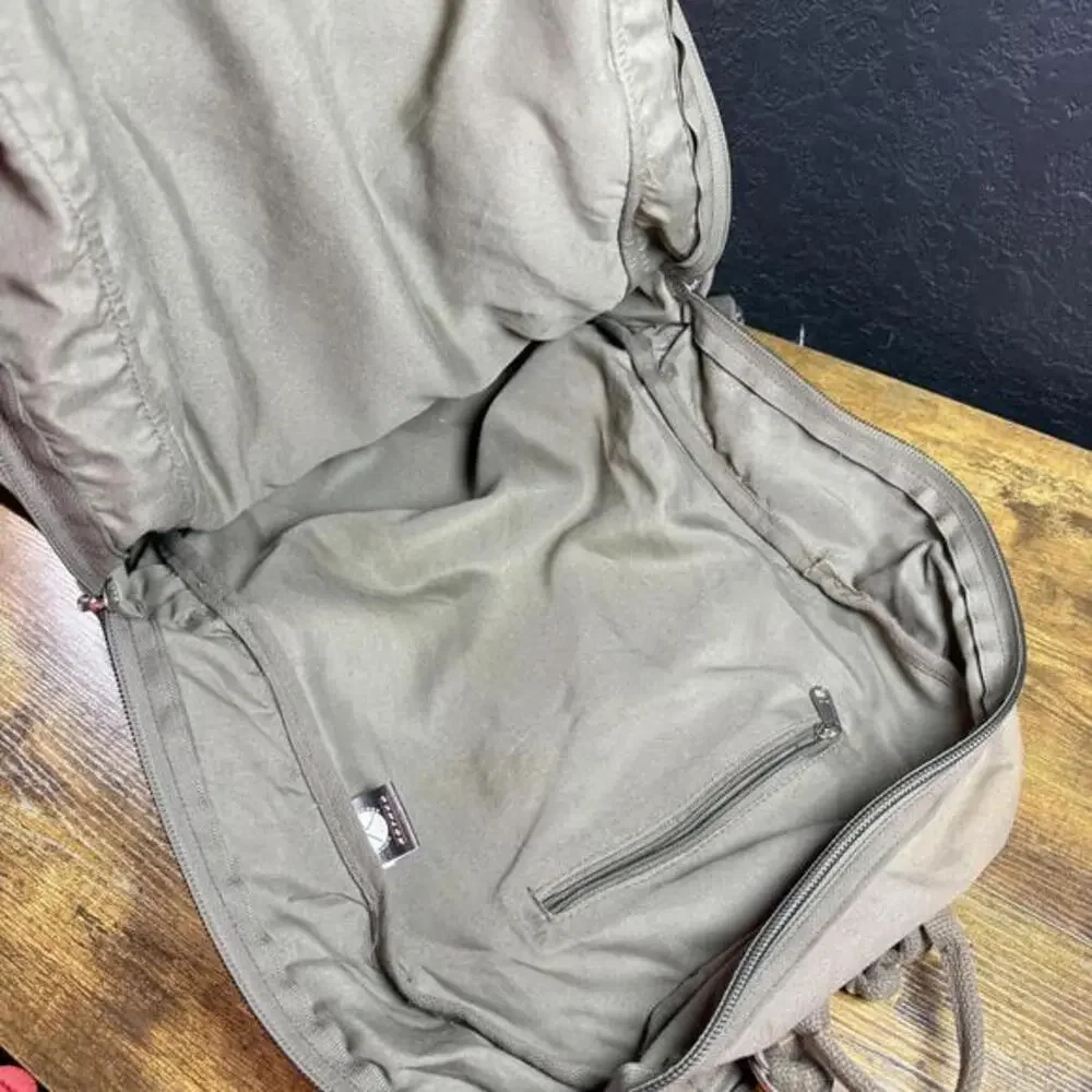 Rothco Vintage Canvas Deployment Bag 06-25-8411 Olive‎ Drab Cotton Backpack OS